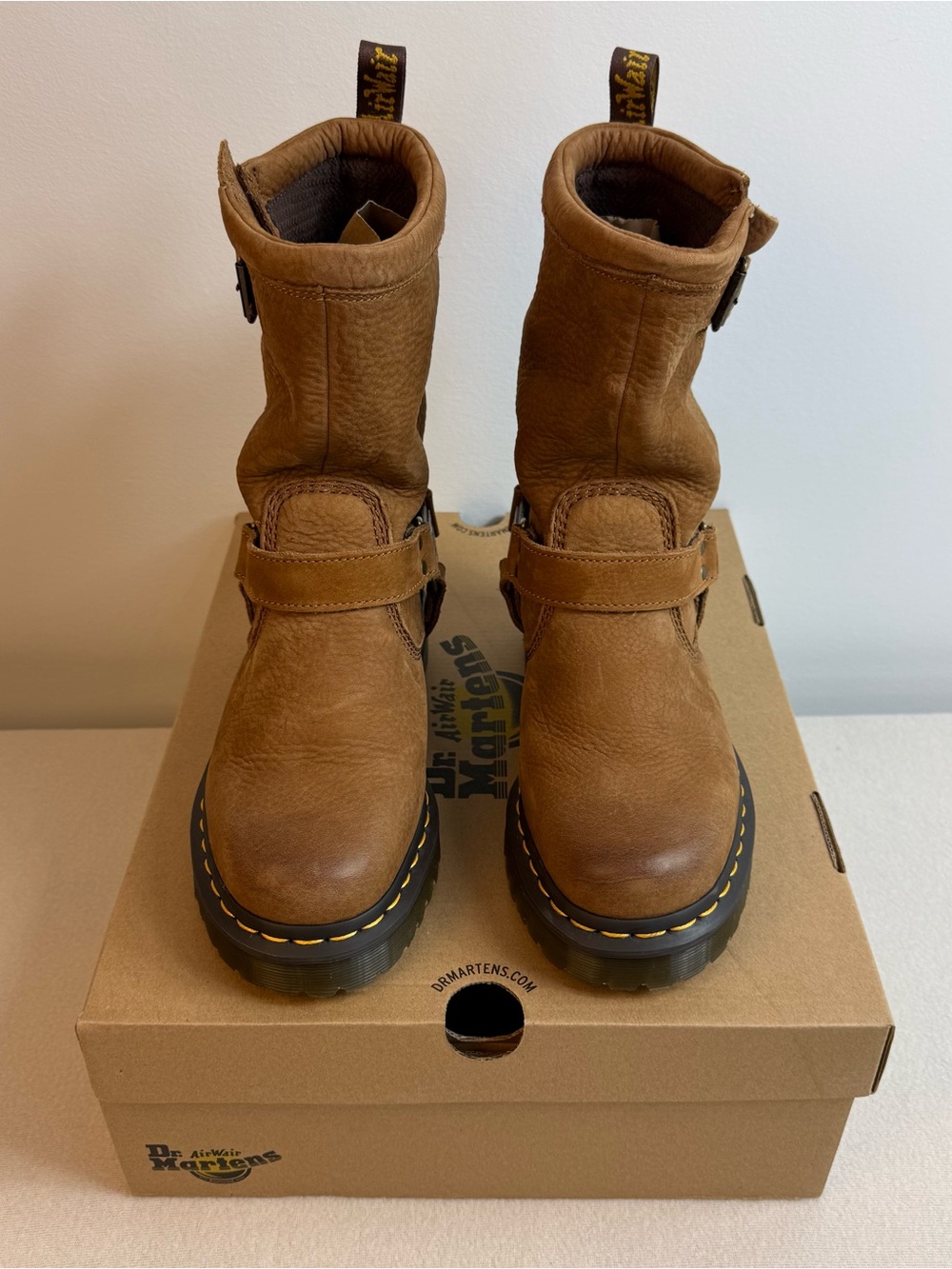 Dr. Martens Anistone Hi Boots desert brown tumbled nu buck - Picture 5 of 6